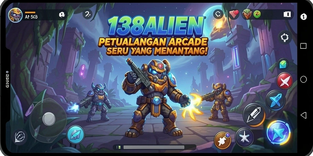 Tampilan antarmuka pengguna game Arcade 138ALIEN yang menarik dan interaktif.
