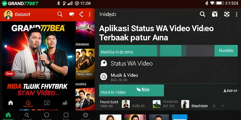 Tampilan antarmuka pengguna GRAND77BET yang sederhana dan fungsional.