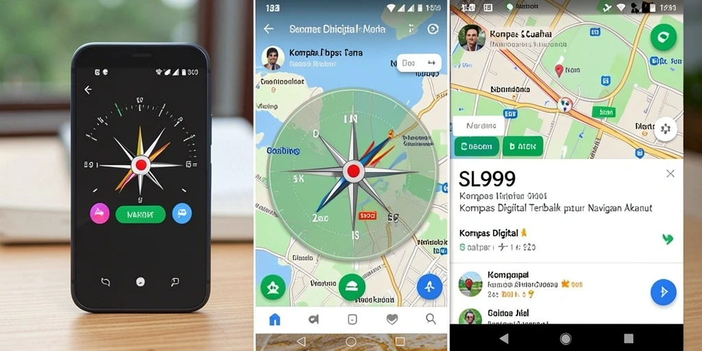 Antarmuka pengguna SL999 yang sederhana dan fungsional.